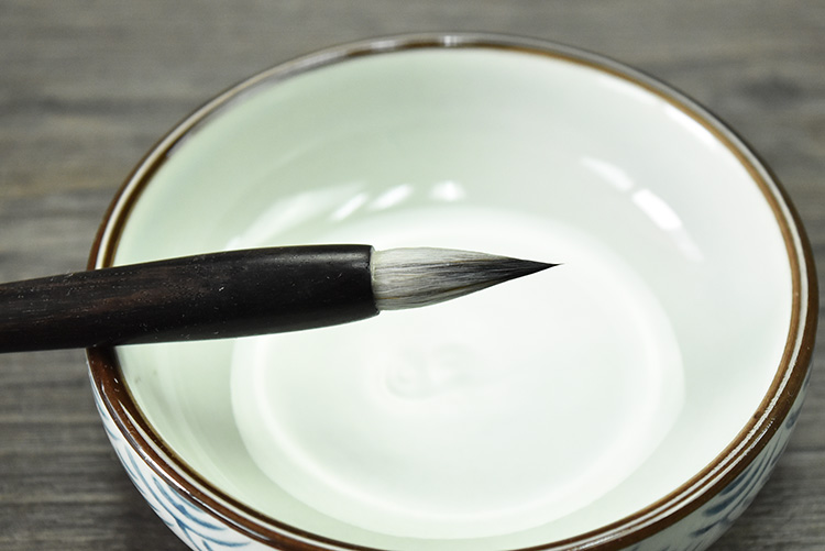 小号紫毫兔毛兼毫毛笔湖笔小楷书法入毛笔练习用