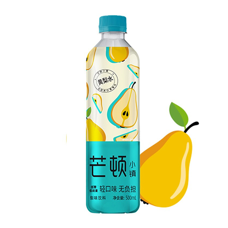 今麦郎芒顿小镇黄梨水500ml瓶装解渴饮料