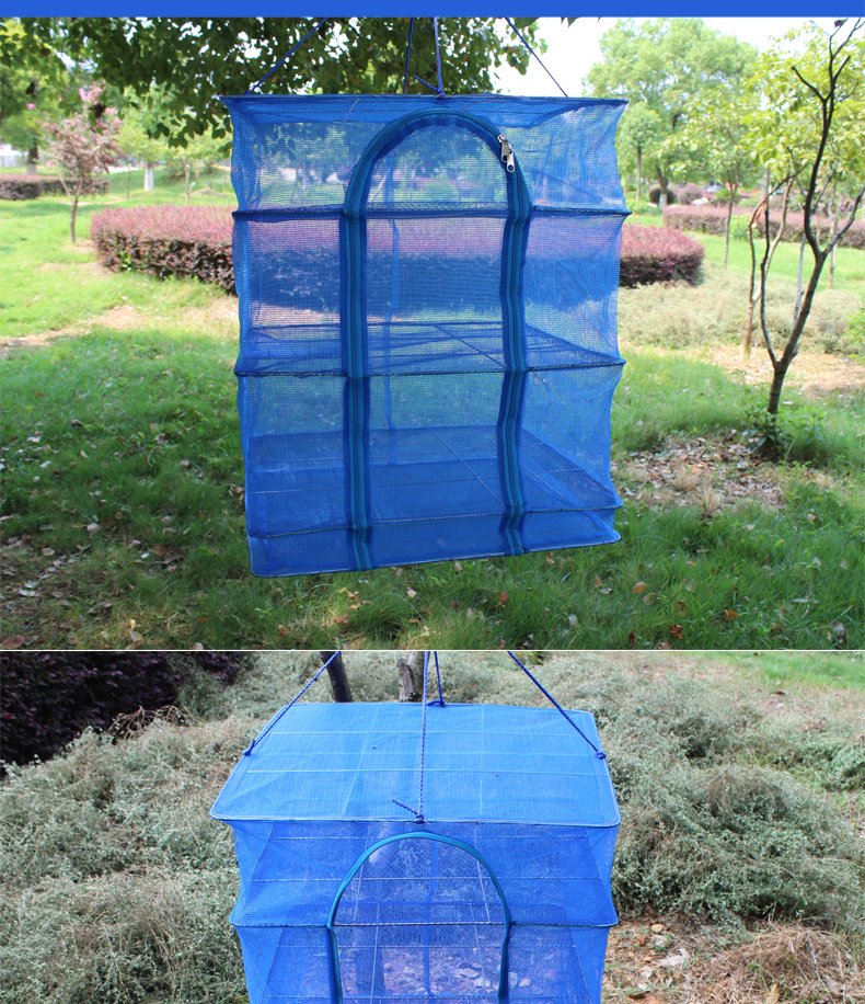 晾菜网架家用干货渔网晒鱼网防蝇笼新款折叠晒干笼地瓜风干的网子