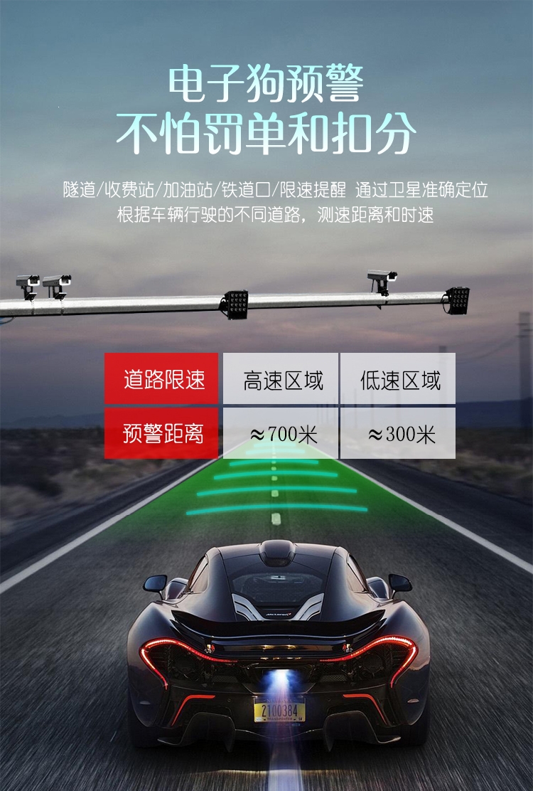 抬头显示器汽车可用闪电客车载导航无线投影多功能高清智能显示器