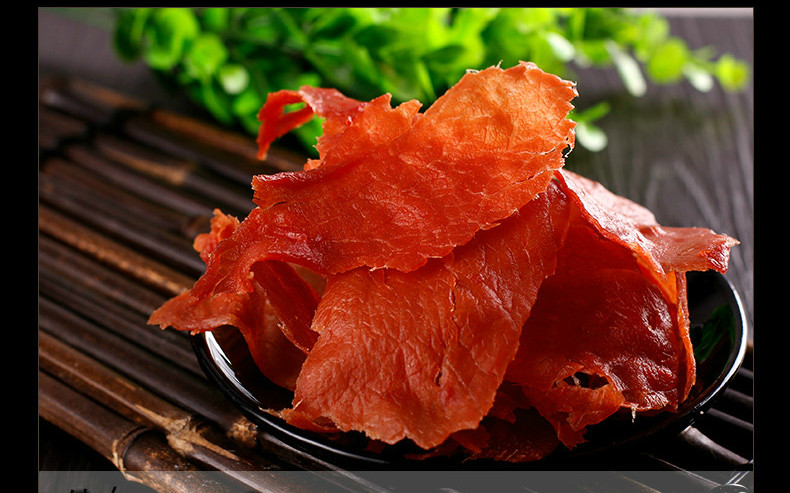 山东特产淄博食风干肉博山肉干特价猪肉