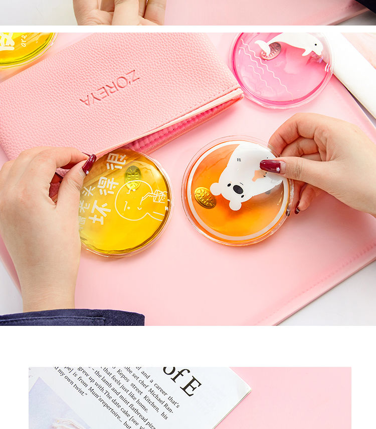 意可可冬季自发热铁片暖手宝凝胶掰掰热便携不充电暖手宝暖手袋反复