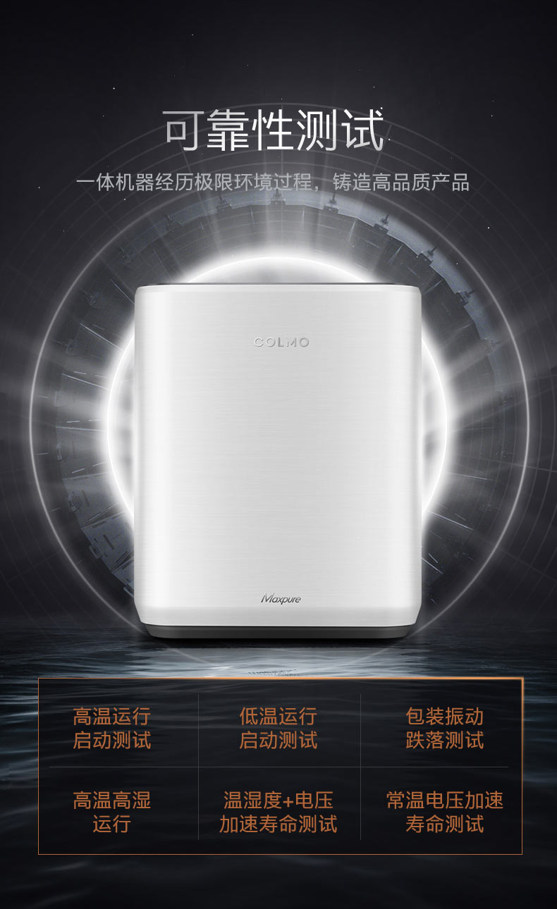 美的出品colmo净水器家用直饮自来水过滤器厨房mini净水机ro反渗透