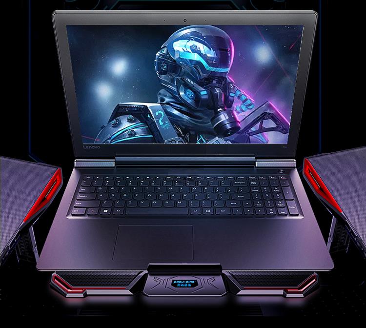 6寸游戏本外星人手提电脑降温底座排风扇水冷静音支架板垫冰魔4【价格