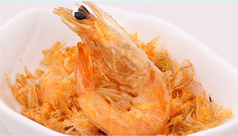 馋宝驾到 冻干脆虾 风味即食虾干烤虾干大对虾干干货海鲜食 原味2盒