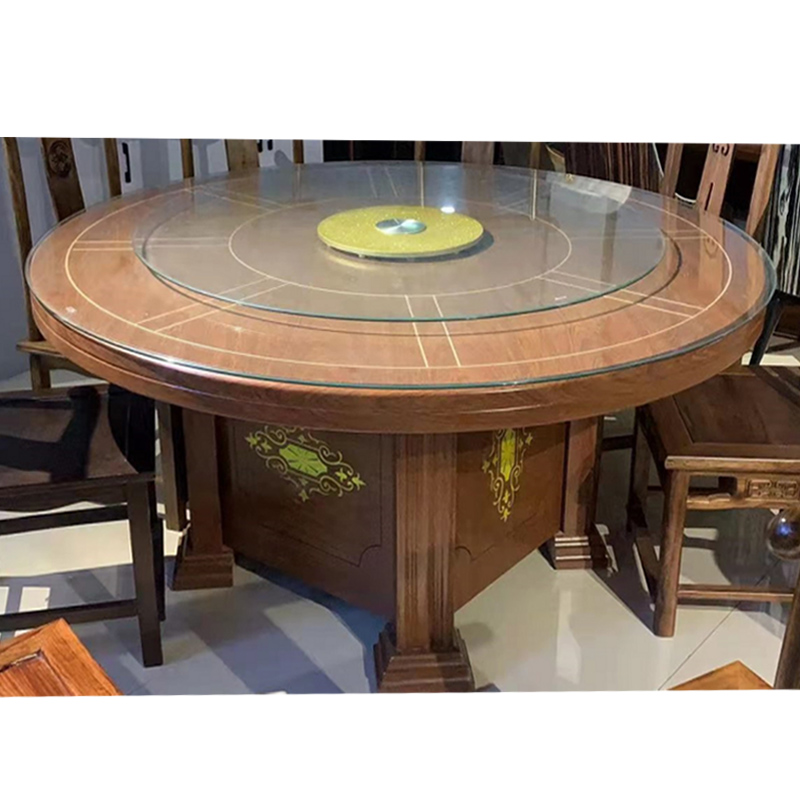 卡里鳄1米8手动大圆桌酒店餐桌食堂大圆桌餐桌宴会厅大圆桌餐桌酒店