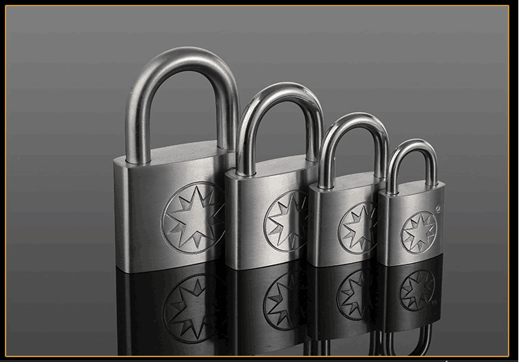 304不锈钢挂锁防锈防水仓库大锁头家用防盗防撬通开挂锁