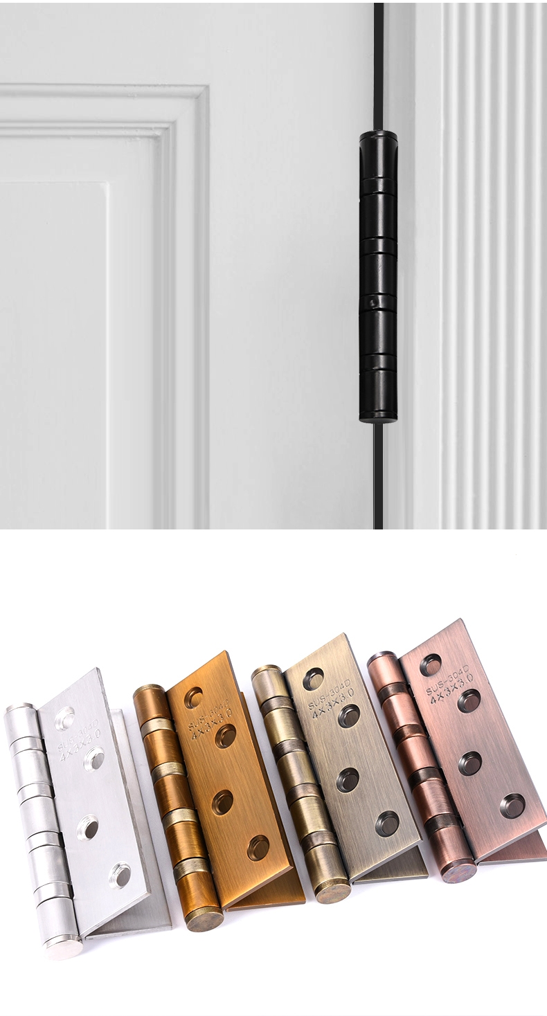 黎卫士合页818 不锈钢平开子母合页卧室门木门五金轴承合叶黎卫士4寸5