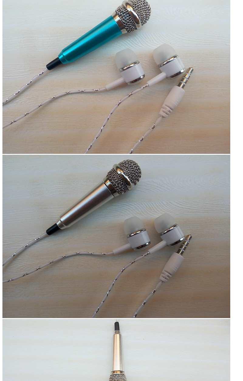 oppo专用全民k歌唱歌用的耳机耳麦带声卡话筒耳机入耳式女生通用玫瑰