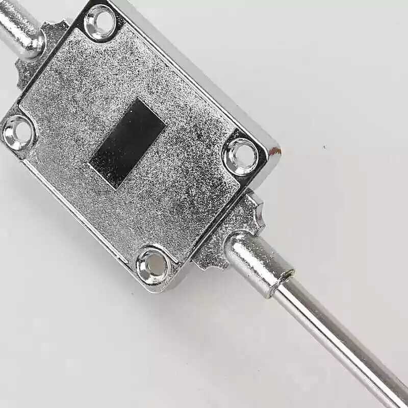 《小博士抽屉锁柜门天地锁衣柜连轴锁文件柜上下顶锁1米锁杆连杆锁 锁