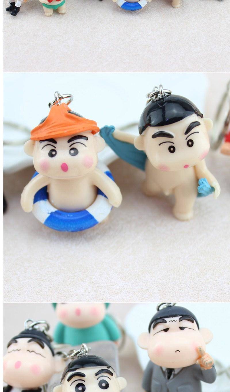 微笑黑绳 黑白铃铛 洗澡小新