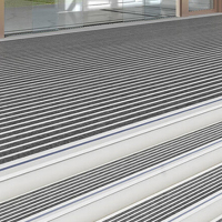 杜晶 DJ-DD-1016 防污防滑静音不位移 平铺式铝合金地板垫 0.6米宽 灰色