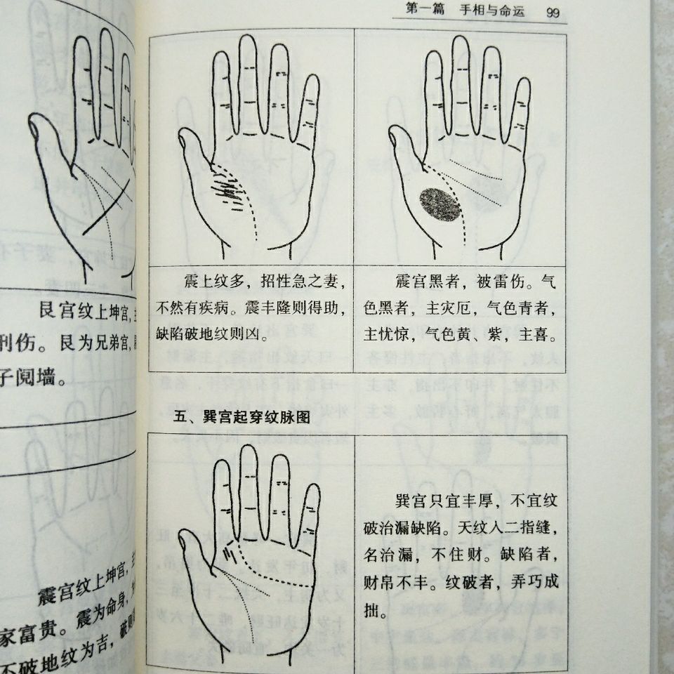 图解看手相页手相面相全书麻衣神相法过三关天下相书