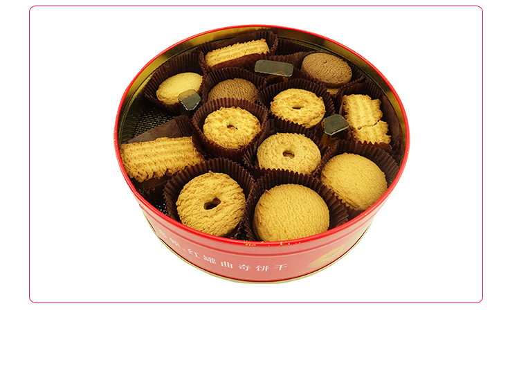 嘉顿红罐曲奇饼干780g铁盒装休闲零食新年年货拜年回礼