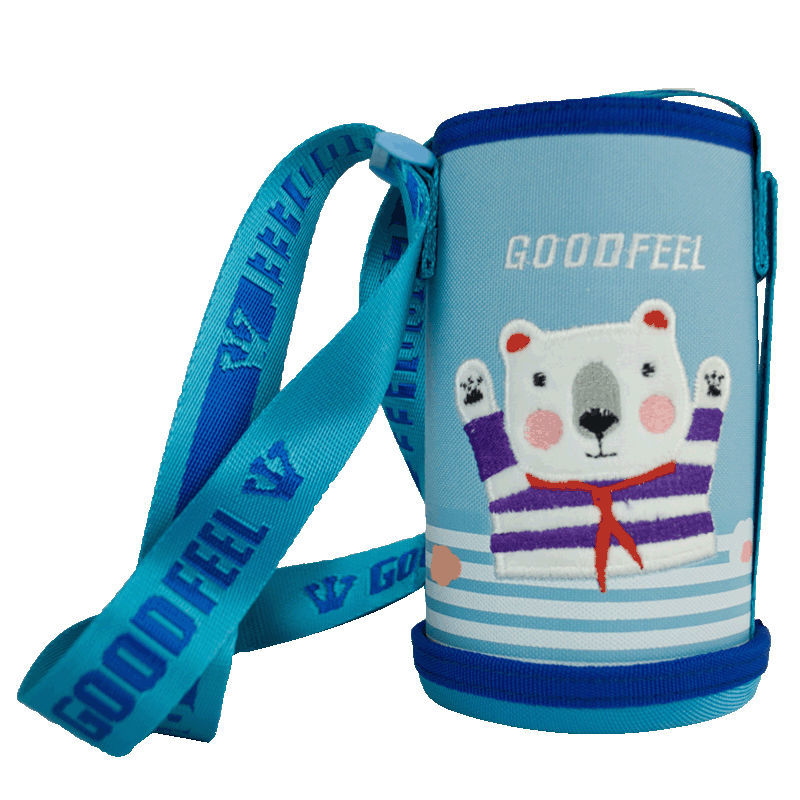 儿童保温杯套水壶套子卡通杯套水杯保护套杯子包通用杯套超厚款随机色