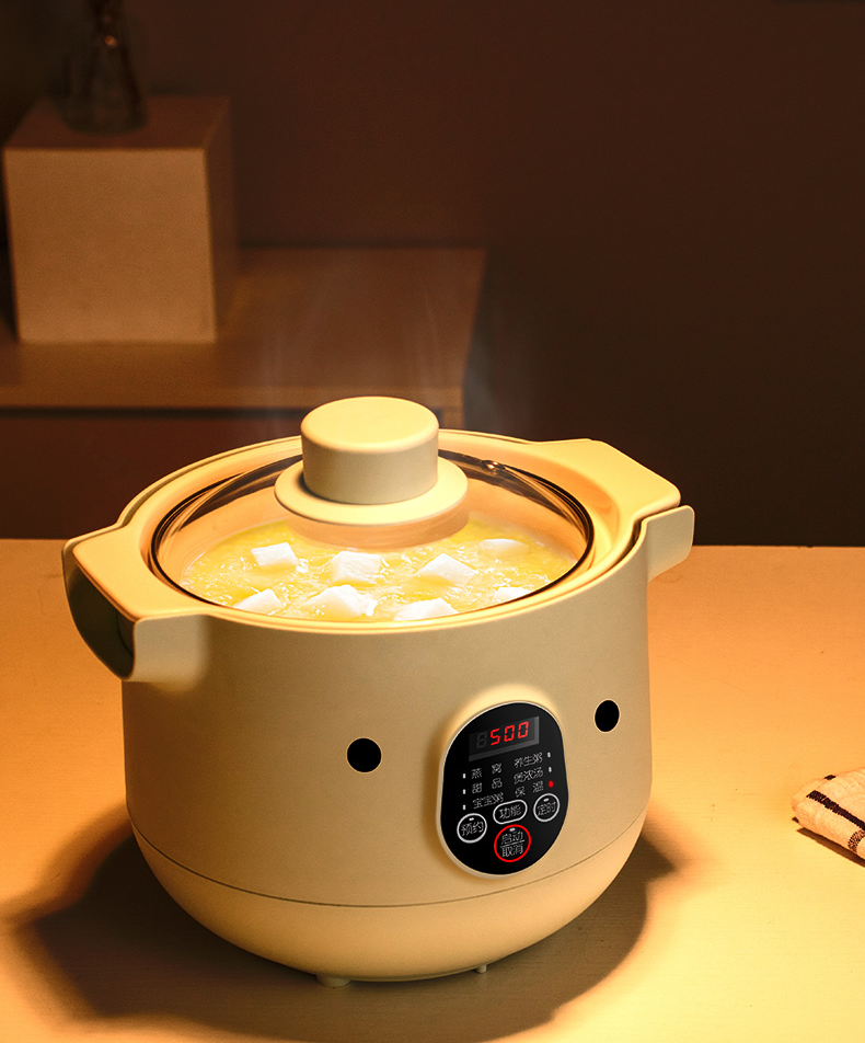 九阳电炖锅陶瓷小电炖盅燕窝熬煮粥锅煲汤锅家用宝宝特价2人10z1米