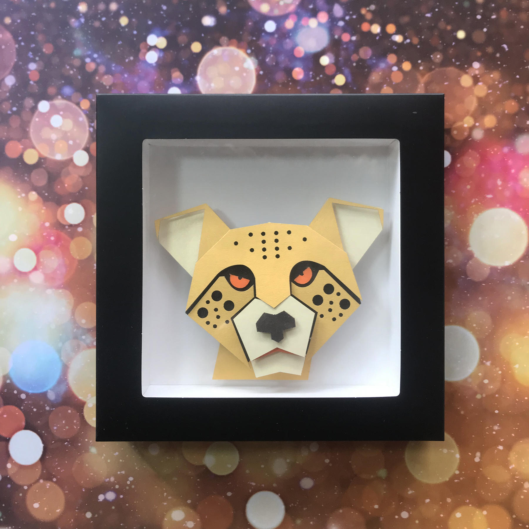 动物创意拼贴儿童学生手工制作材料包diy手作套装立体益智玩具 老虎