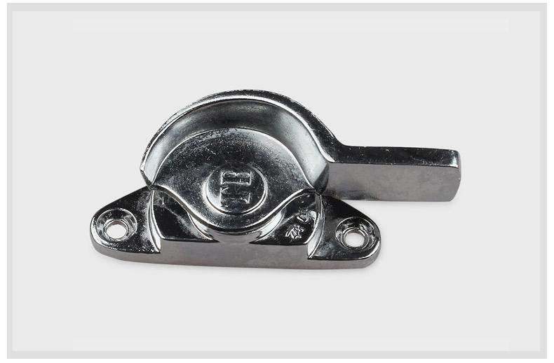 右边 短钩子 2件装老式90型月牙锁搭扣老款移窗移门铝合金窗锁推拉