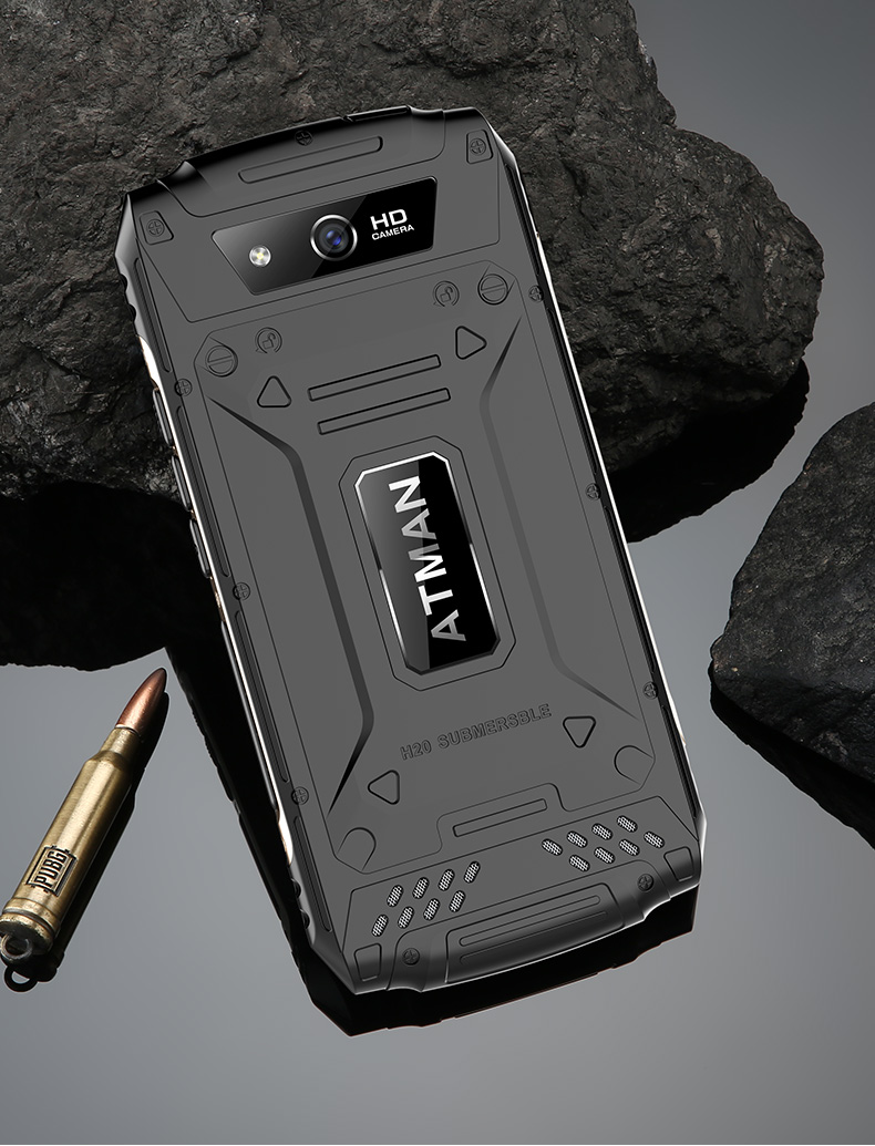 创星atmanx5军工户外三防直板智能老人手机移动联通电信全网通4g大