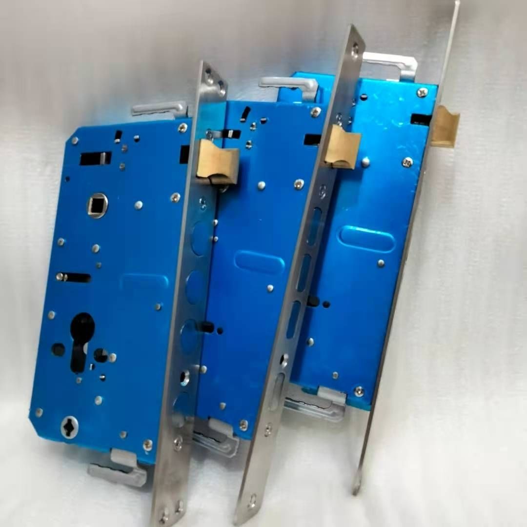 《指纹锁锁体 双活双快铜舌锁体 防盗门家用通用型多种尺寸可选 24*