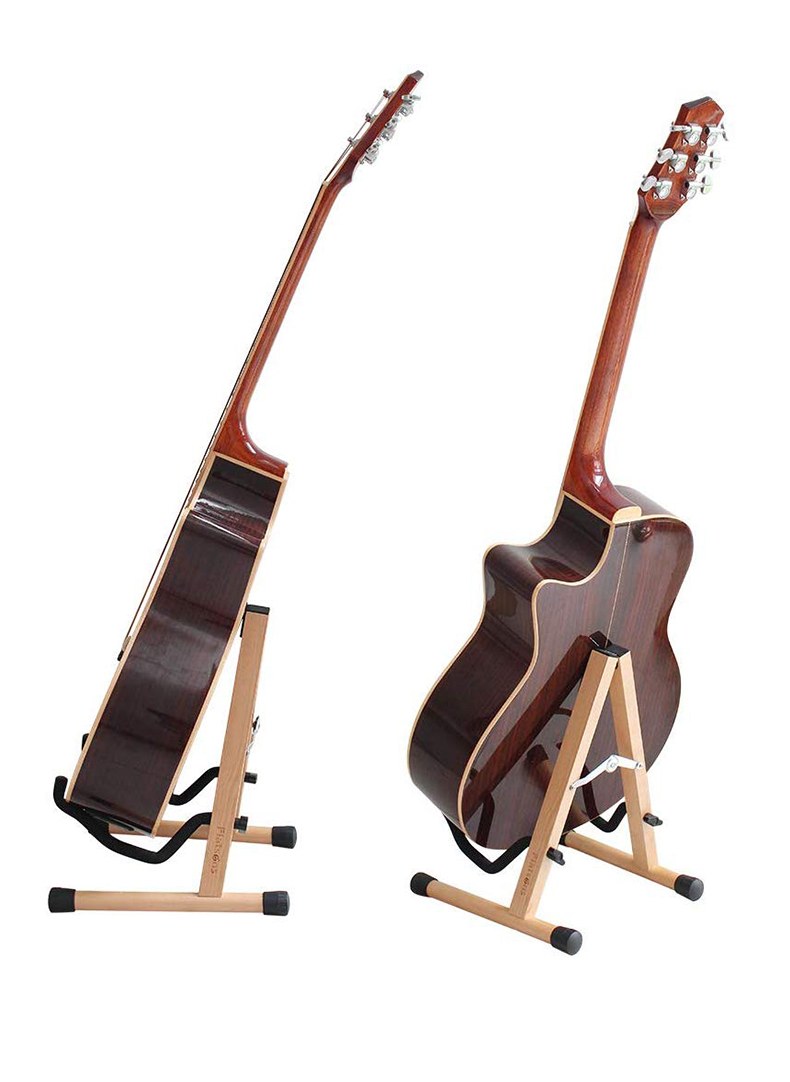 flanger折叠排式吉他架5把5头推车支架尤克里里吉他贝司实木琴架乐器