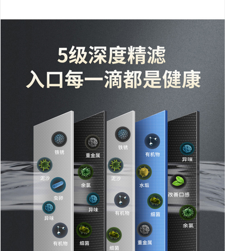 欧特尼ro智能语音播放款反渗透净水器家用直饮加热一体机智能辅助壁挂