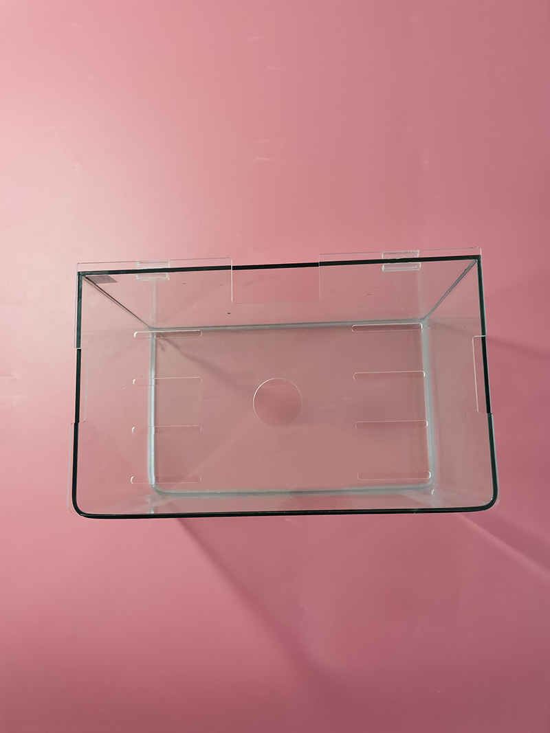鱼缸盖板防跳鱼缸盖超白亚克力高透明 鱼缸盖子20*14