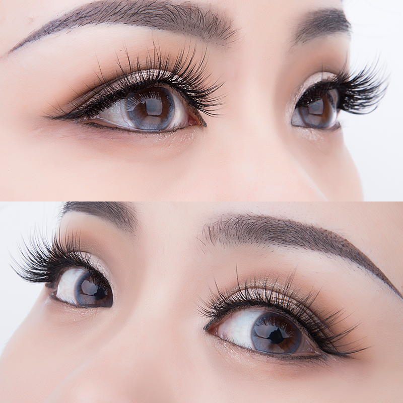 三维工匠假睫毛 欧美假睫毛女超浓密舞台妆前短后长3d15眼睫毛贴自然