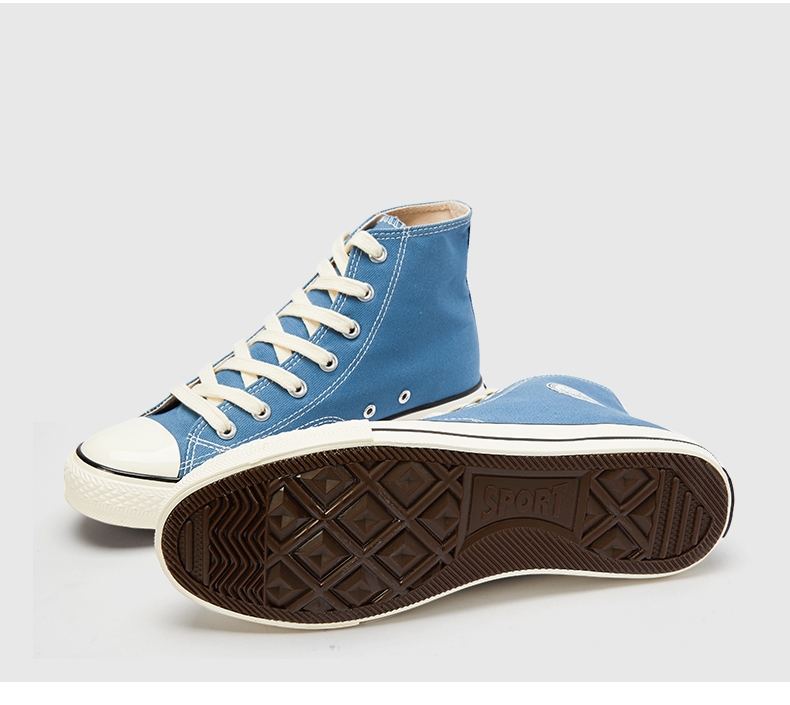 【回力(warrior)帆布鞋】 回力(warrior)高帮帆布鞋小脏橘超火港风