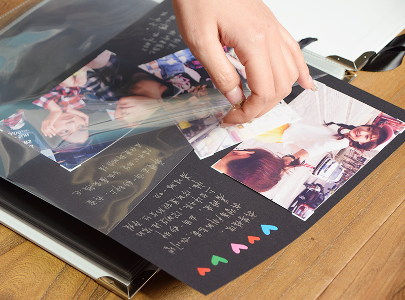 卡汐沐 黑色内页情侣相册本集复古创意手工相薄同学纪念册回忆录