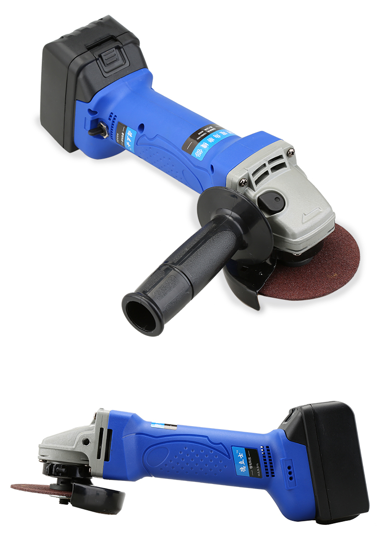 充电式角磨机锂电池多功能调速抛光切割打磨机电动工具角向磨光机