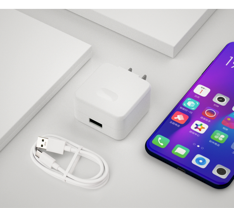 适用oppo充电器renok5k3r17findxk3reno系列闪充头typec闪充线1米1条