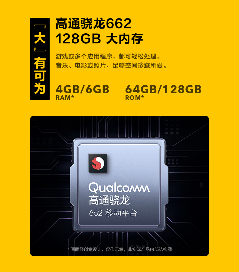 vivo手机 iqoo u1x 晨霜白 6g 64g 高通骁龙662 5000mah大电池强续航