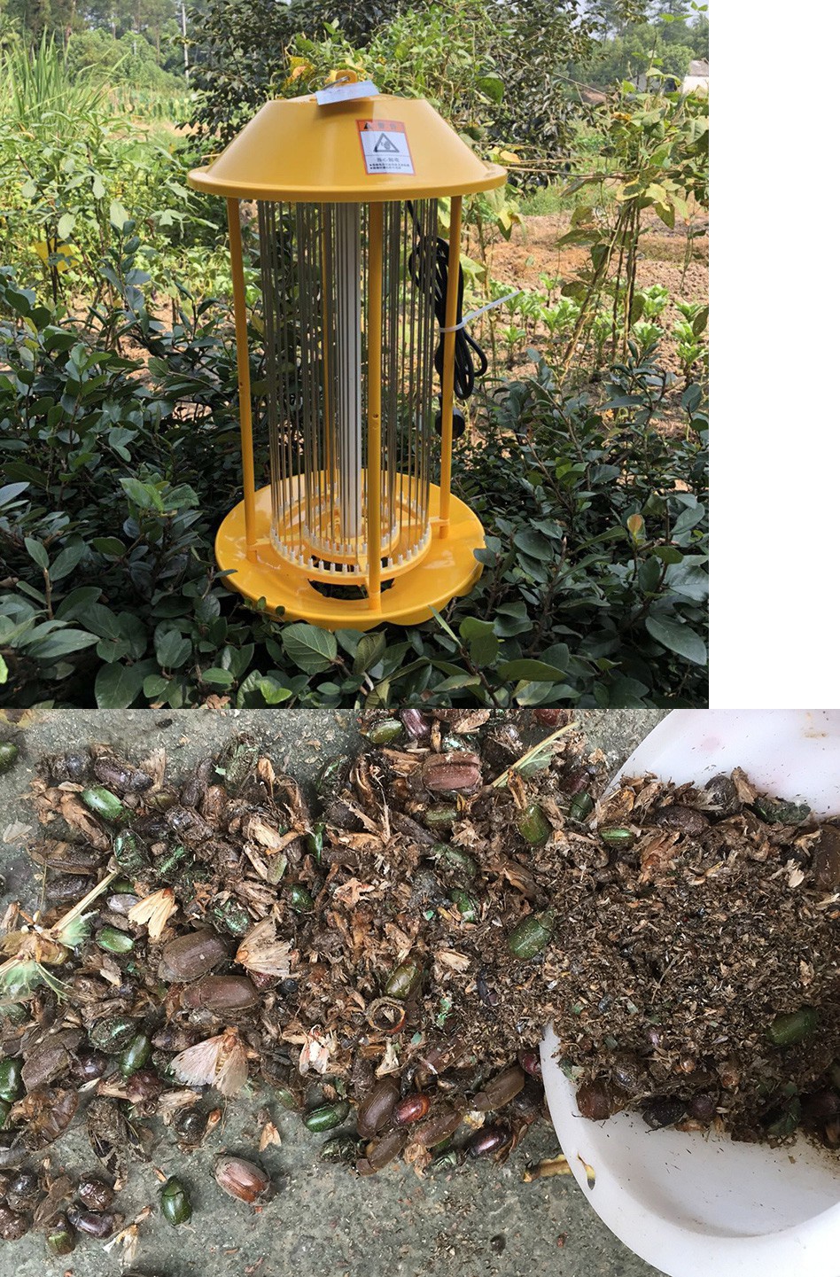 三维工匠振式杀虫灯电击式农用灭蚊灯诱虫灯吸果夜蛾果园抓虫灯