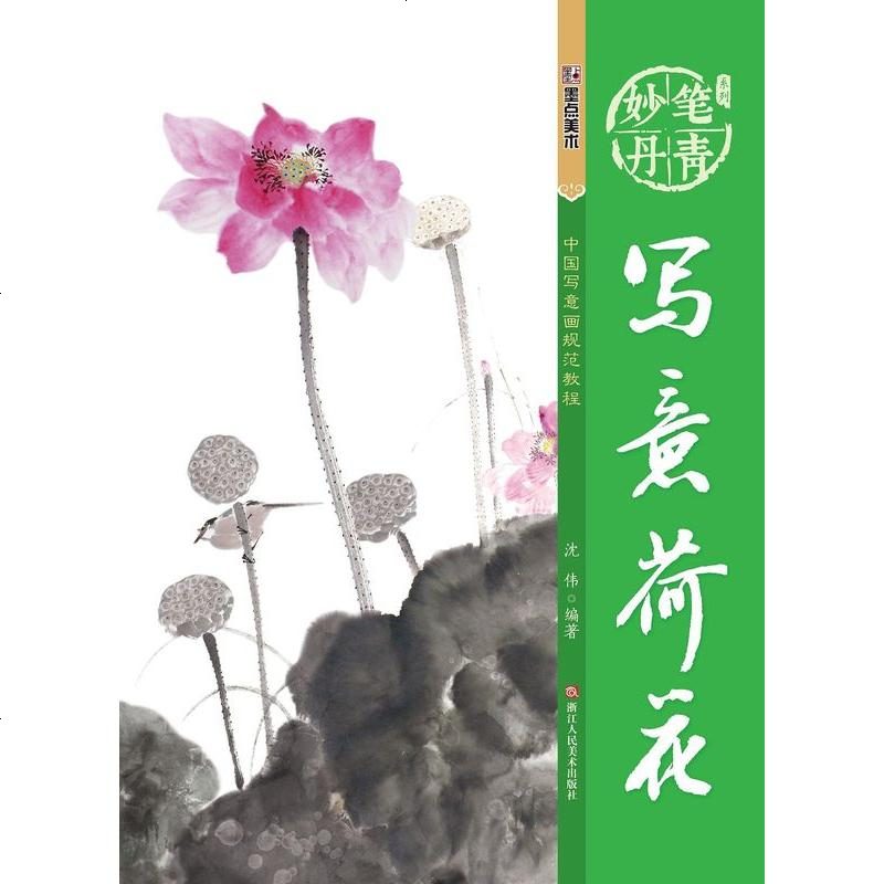 二手8成新妙笔丹青写意荷花9787534047923