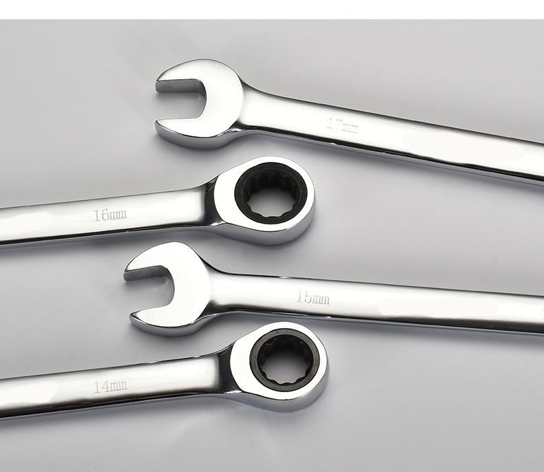 快速梅花棘轮扳手法耐开口两用正反方向13呆扳子632mm双向扳手工具