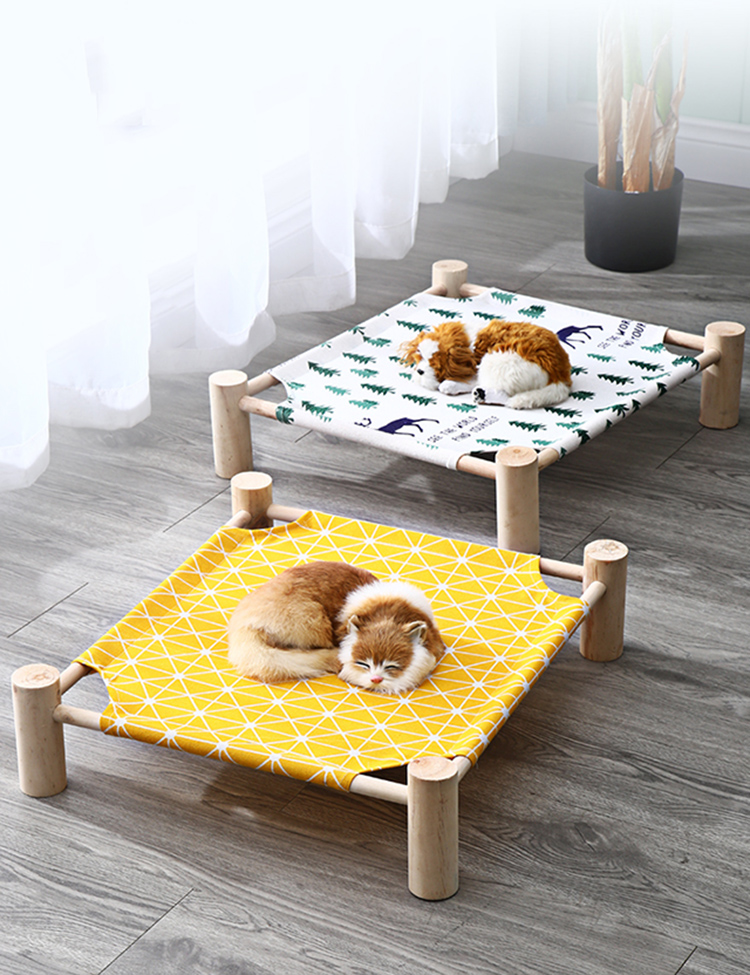 猫窝四季通用可拆洗夏季猫床猫咪窝凉窝宠物狗狗床夏天狗窝行军床宠物