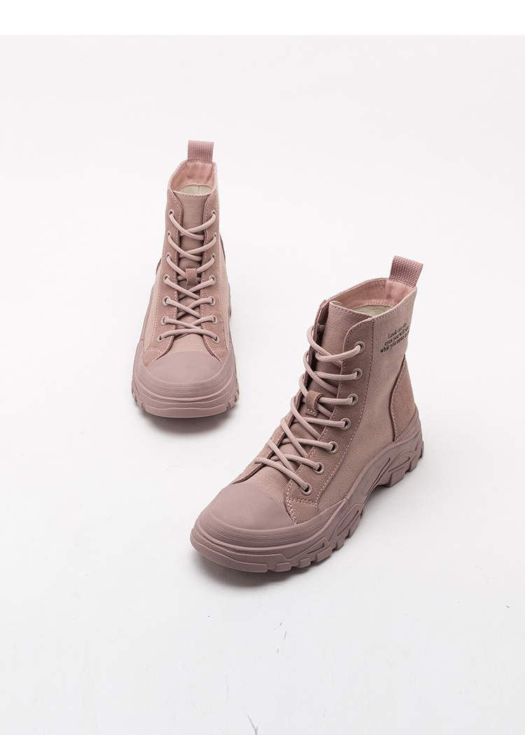 st&sat/星期六鞋子圆头方跟马丁靴短靴女ss93116726