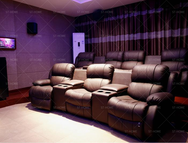 三维工匠家庭影院真皮沙发组合影视厅客厅电影舱电动功能三人私人影音