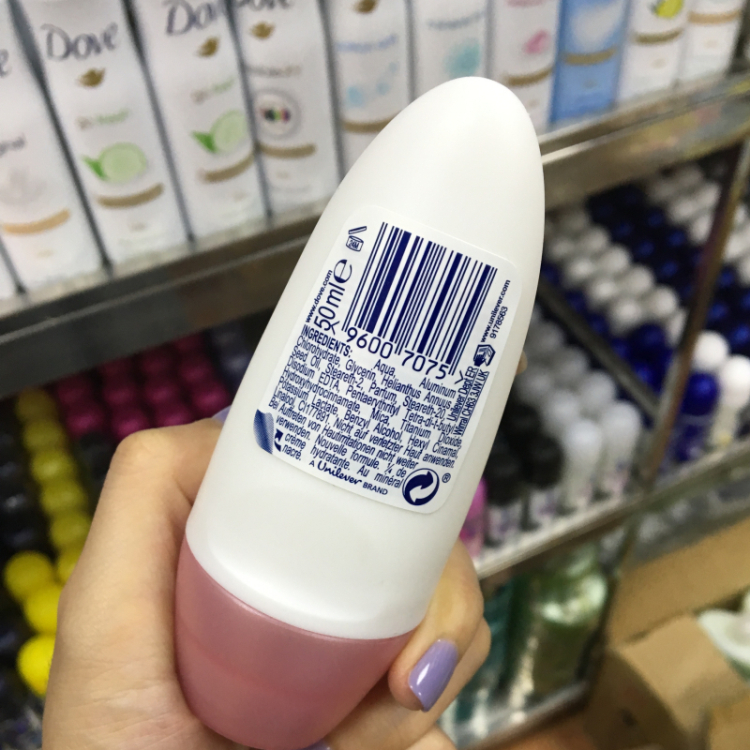 dove多芬止汗走珠小瓜腋下滚珠止汗露香体膏女男进口去狐臭喷雾
