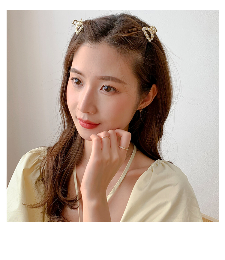 小号碎发抓夹发夹侧边夏季刘海小夹子女头饰鲨鱼夹发饰小爪子发卡珍珠