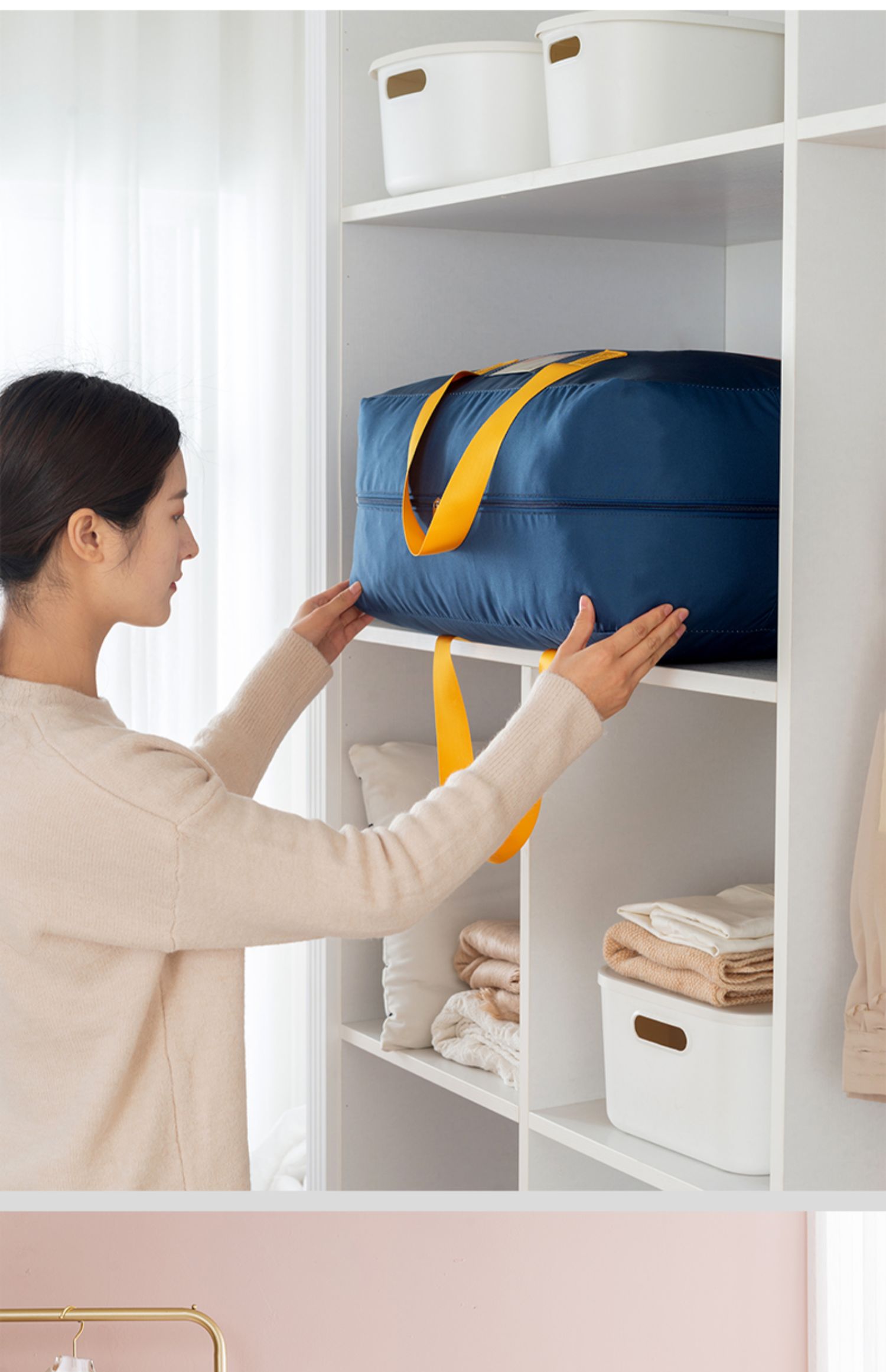 幼儿园装棉被子子收纳袋大号防水防潮家用牛津布被褥的袋子大容量章鱼