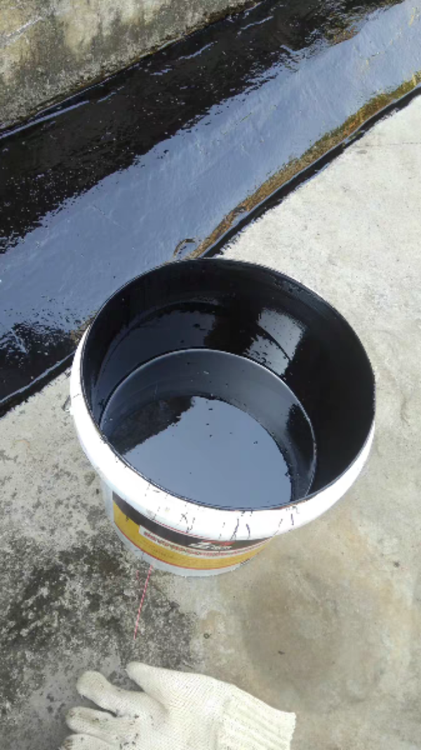 沥青防水涂料聚氨酯防水柏油沥青防水补漏胶堵漏王平房修补防水胶油性
