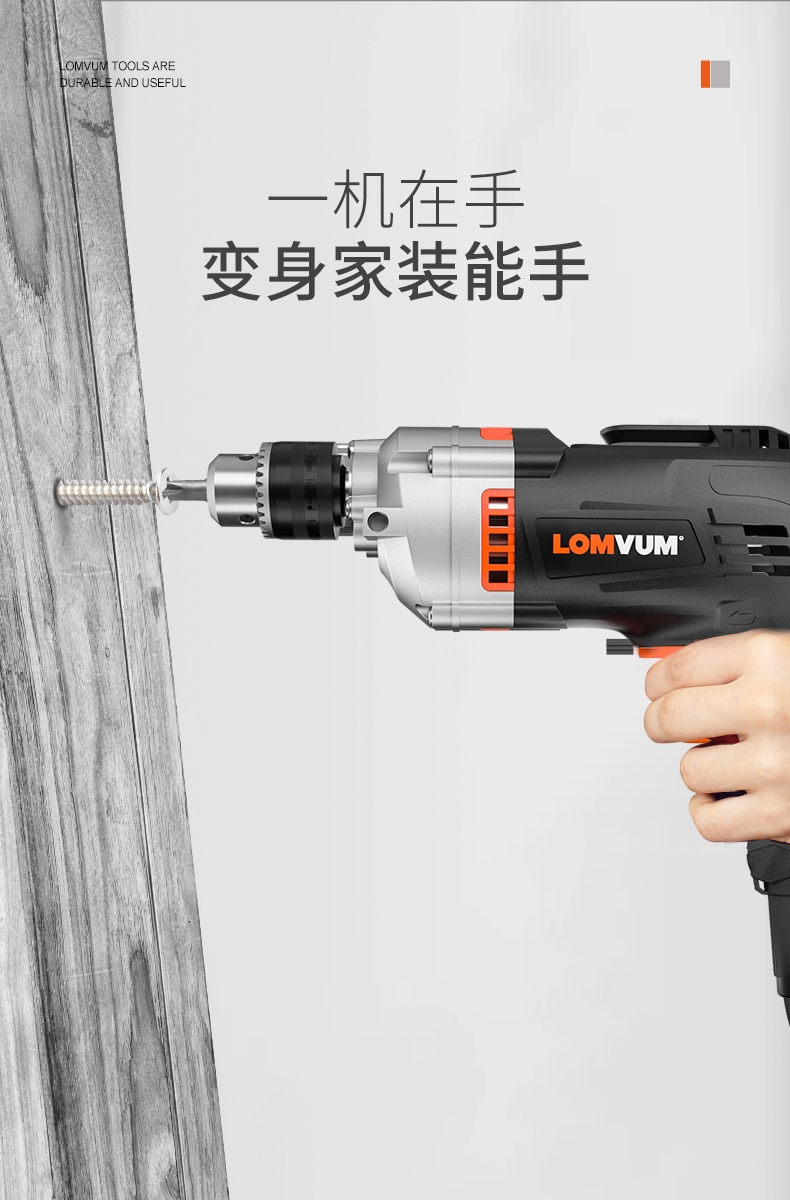 龙韵longyun手电钻多功能家用220v钻孔机小型手枪钻电转大功率电动