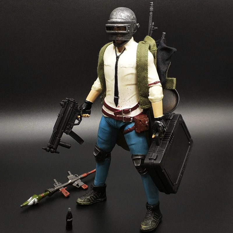 520全球来电绝地求生手办吃鸡模型玩具摆件刺激战场平底锅公