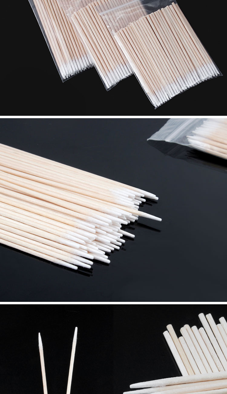 尖头纹绣棉签用小细头牙签式棉棒眼线化妆用便携式修眉纹眉棉签女三维