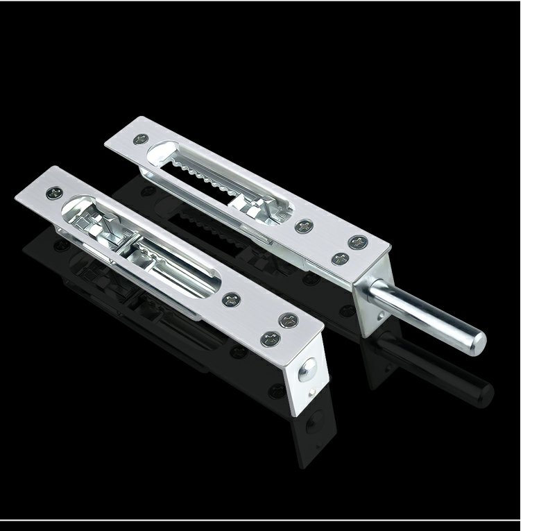 不锈钢暗插销 天地隐形插销防盗门用配件 防盗门插销 双开门插销 敬平