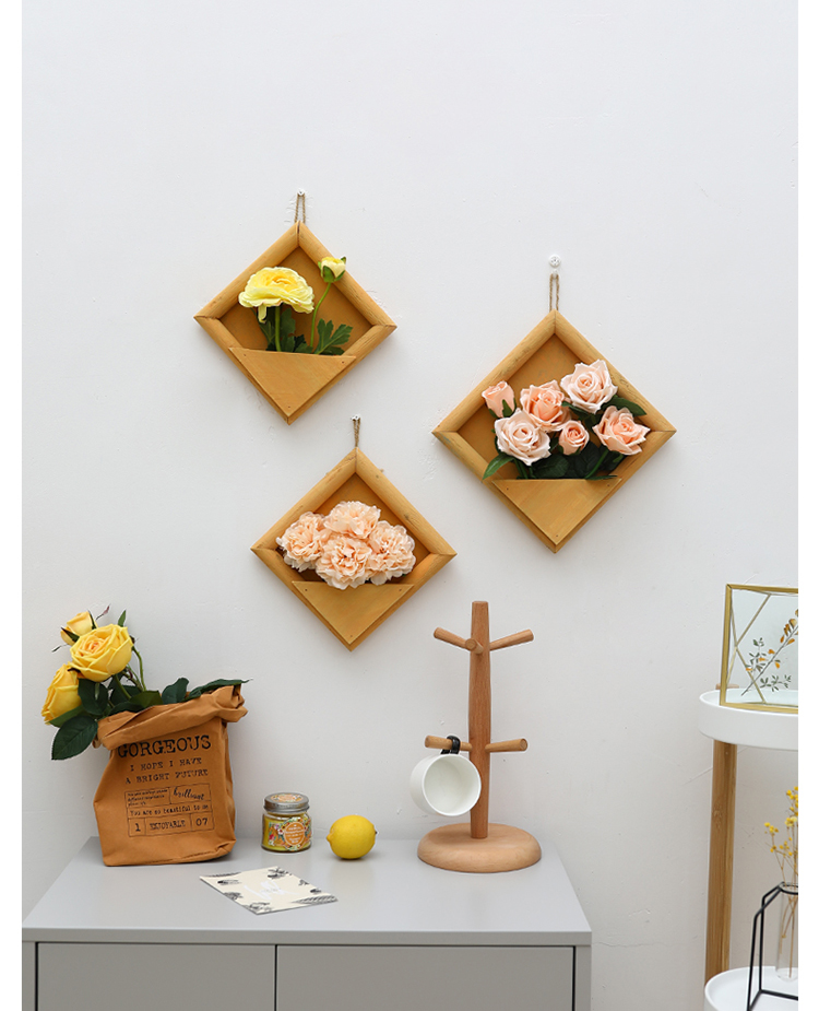 餐厅墙面装饰房间小饰品卧室墙壁挂件壁挂墙饰墙上创意布置黄大三支
