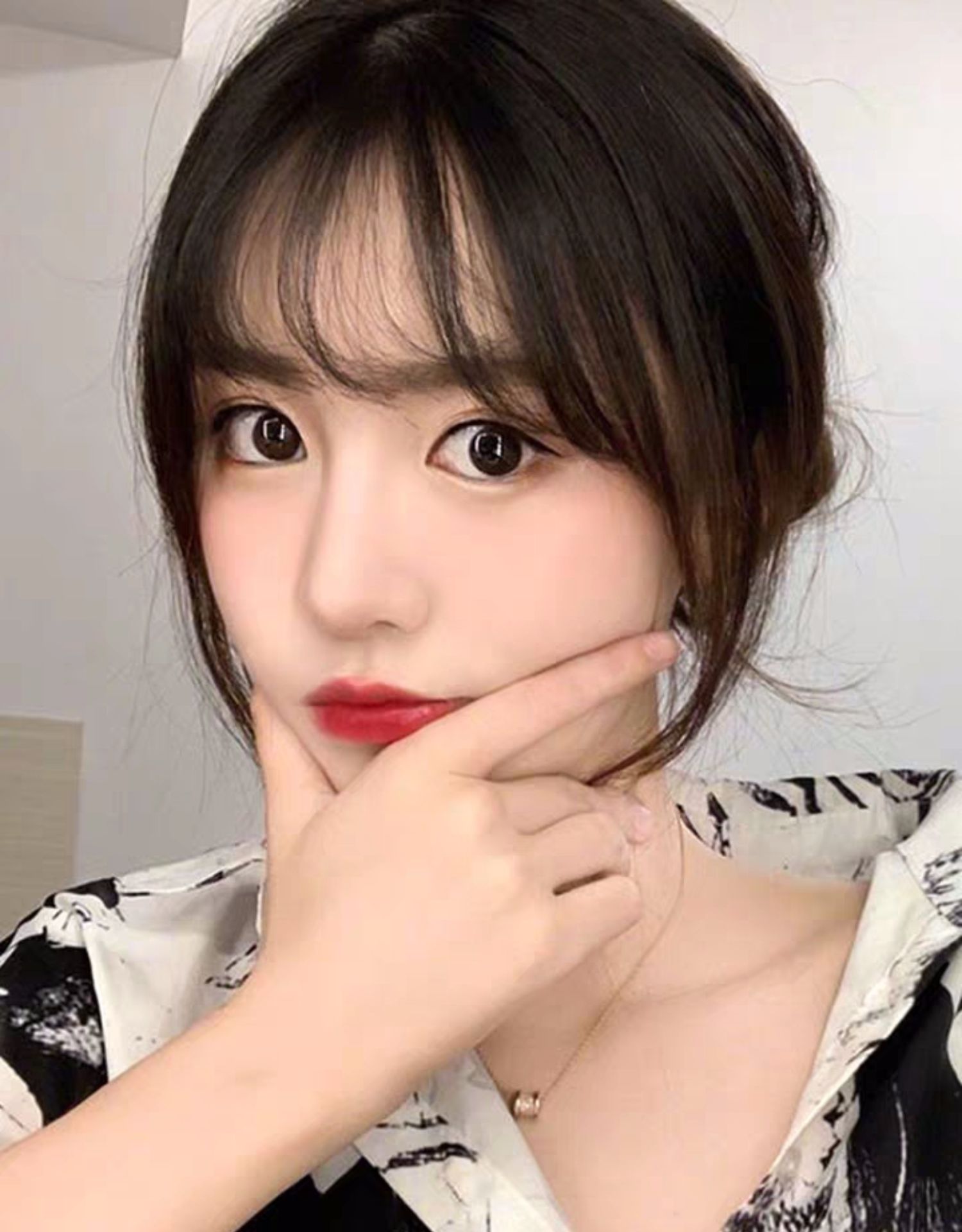 超级新品 网红法式八字刘海假发片隐形无痕中分空气假刘海自然修脸齐