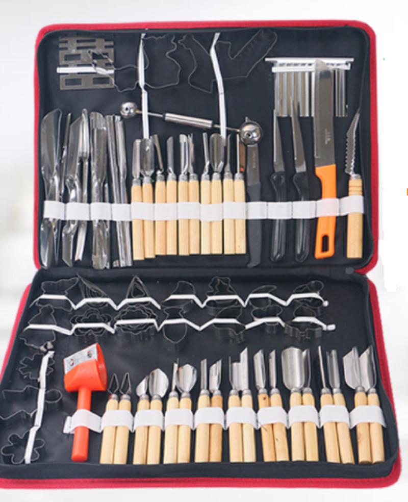 at厨师厨房食品雕刻刀入门套装水果雕花刀工具专业雕刻刀全套专用